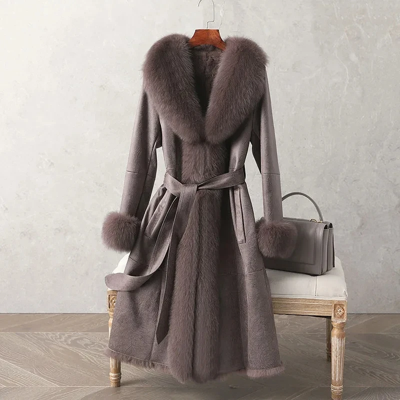 Faux Rabbit Fur Coat Fur Women 2022 Winter New Fashion Imitation Fox Fur Collar Jacket Female Large Size Over Knee Outerwear
Faux Rabbit Fur Coat Fur Women 2022 Winter New Fashion Imitation Fox Fur Collar Jacket Female Large Size Over Knee Outerwear
