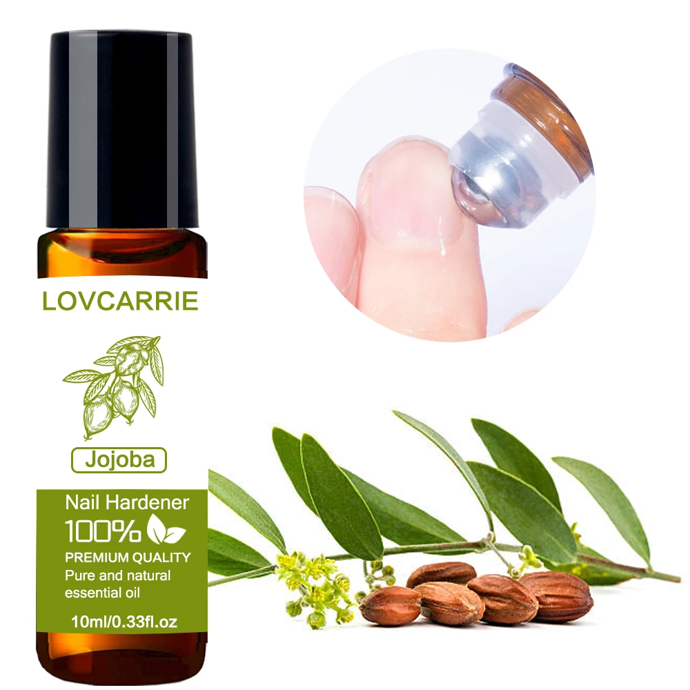 

LOVCARRIE Jojoba Cuticle Oil Nail Strengthener Nutrition Essential Oil for Repair Nails Daily Use Cuticle Care Serum Treatment