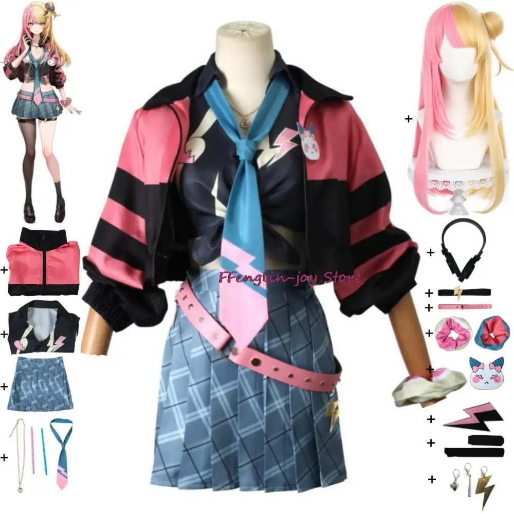 YouTuber VTuber NIJISANJI XSOLEIL Kotoka Torahime Cosplay Costume Wig Anime Outfit Hallowen Carnival Party Sexy Woman Suit
YouTuber VTuber NIJISANJI XSOLEIL Kotoka Torahime Cosplay Costume Wig Anime Outfit Hallowen Carnival Party Sexy Woman Suit