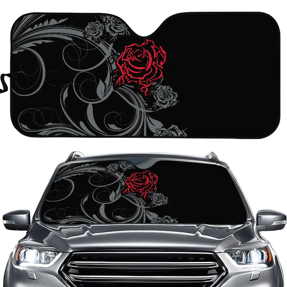Auto Solar Sunshade for Windscreen Gothic Rose Print Anti UV Protective Cover Foldable Cars Window Sun Insulation Home Decor
Auto Solar Sunshade for Windscreen Gothic Rose Print Anti UV Protective Cover Foldable Cars Window Sun Insulation Home Decor