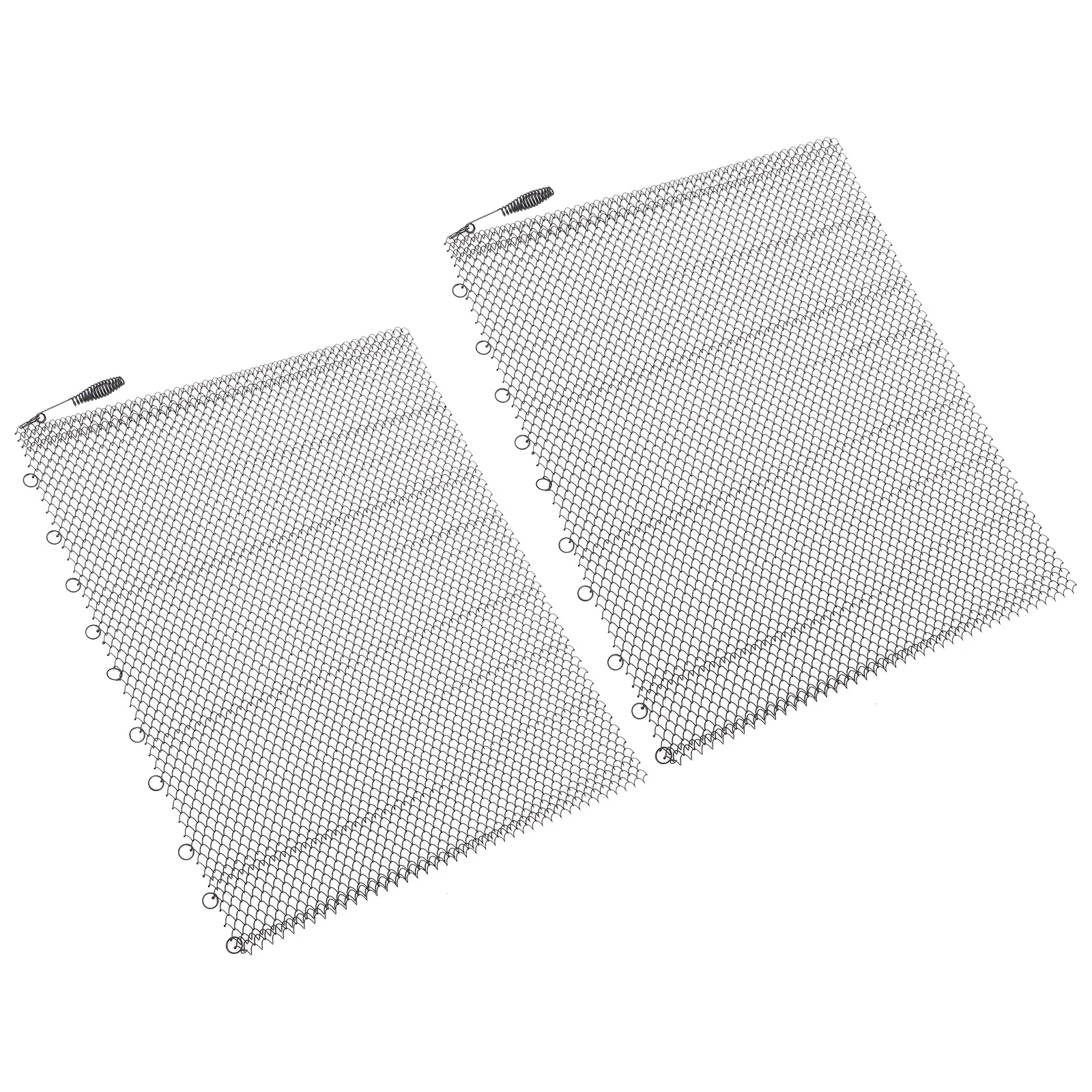 2 Pcs Fireplace Mesh Screens Curtain for Home Hearth Sparks Guard Curtains Panels Iron Metal
2 Pcs Fireplace Mesh Screens Curtain for Home Hearth Sparks Guard Curtains Panels Iron Metal