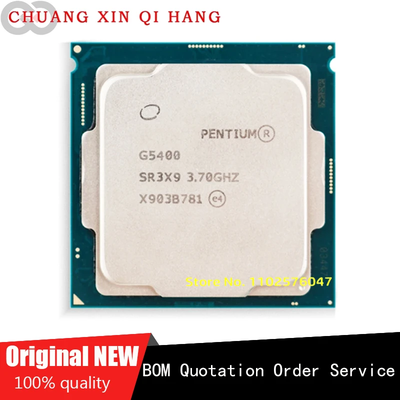 

For Intel G5400 3.7GHz Dual-Core Quad-Thread CPU Processor 4M 54W LGA 1151