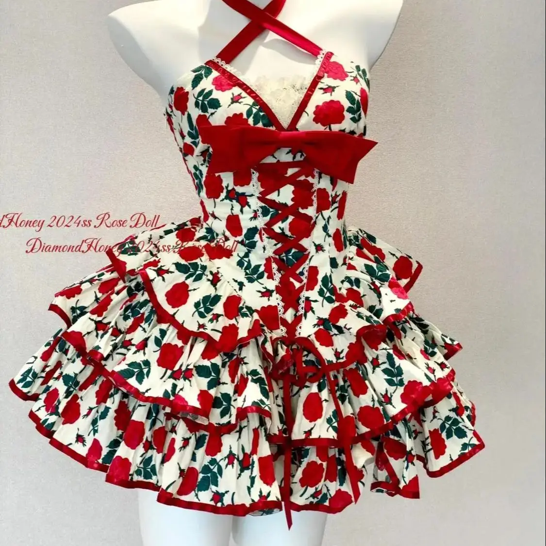 Dress Rose Printed Lace Patchwork Waist Belt Retro 2024 Summer New Pure Lust Style Sweet And Spicy Girl Cake Dress For Women
Dress Rose Printed Lace Patchwork Waist Belt Retro 2024 Summer New Pure Lust Style Sweet And Spicy Girl Cake Dress For Women