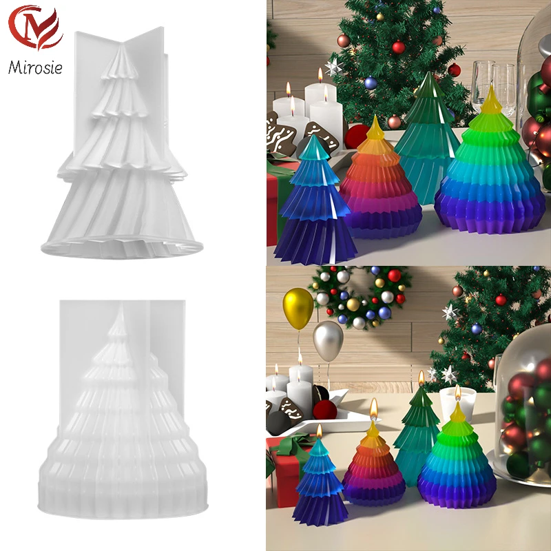 Mirosie 4-piece Diy Crystal Epoxy Resin Mold Christmas Decoration Aromatherapy Plaster Origami Christmas Tree Candle Mold
Mirosie 4-piece Diy Crystal Epoxy Resin Mold Christmas Decoration Aromatherapy Plaster Origami Christmas Tree Candle Mold