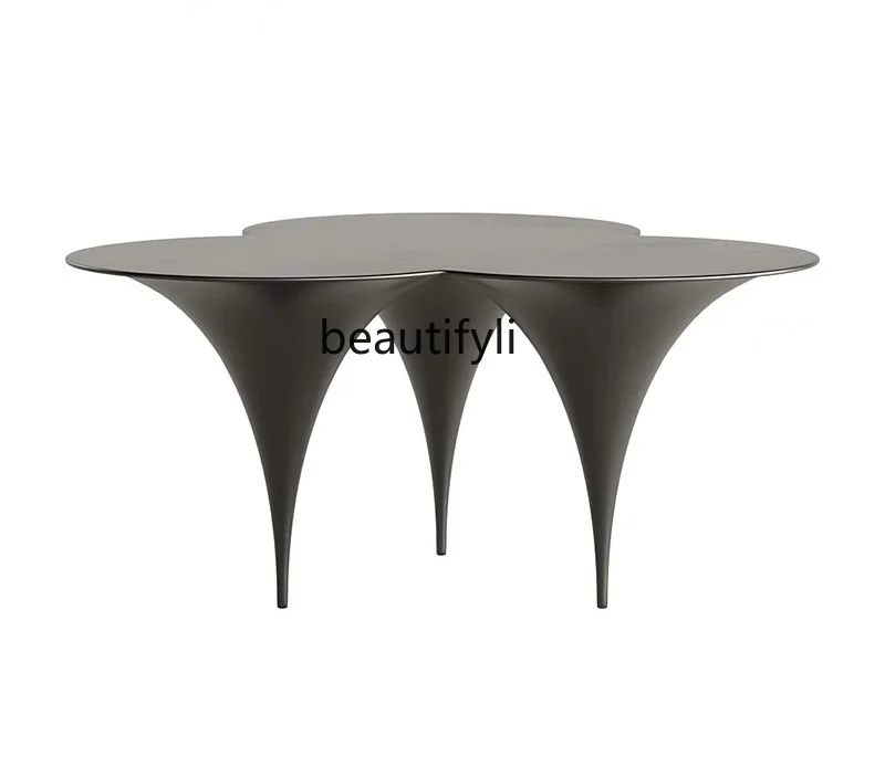 Designer New Three-Legged Coffee Table Light Luxury Courtyard Coffee Shop Leisure Tea Table Home Corner Table 
Designer New Three-Legged Coffee Table Light Luxury Courtyard Coffee Shop Leisure Tea Table Home Corner Table