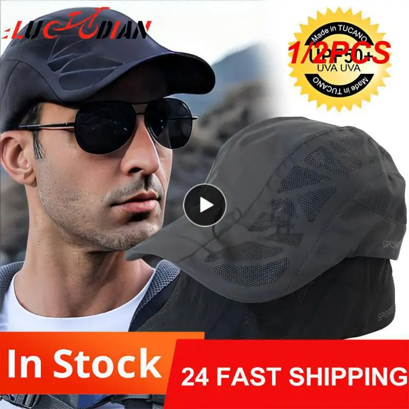 1/2PCS Unisex Sun Hat Running Breathable Lightweight Wear Resistant Mesh Outdoor Sports Sun Hat for Daily Life
1/2PCS Unisex Sun Hat Running Breathable Lightweight Wear Resistant Mesh Outdoor Sports Sun Hat for Daily Life