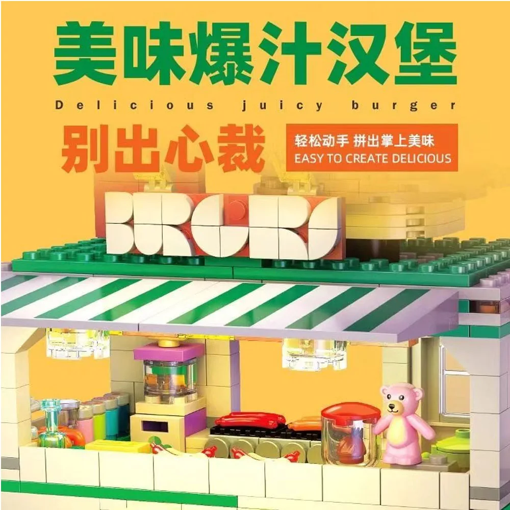 Creative IDEAS Hamburg van series moc Building Block VW T1 Camper Van model toy birthday New Year gifts Christmas 883pcs Creative IDEAS Hamburg van series moc Building Block VW T1 Camper Van model toy birthday New Year gifts Christmas 883pcs