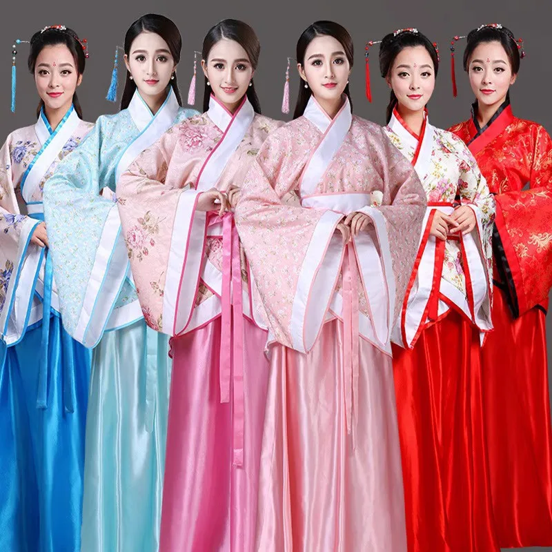 

Hanfu Fairy Princess Guifei Performance Costume Classical Dance Hantang Song Train Costume Performance Costume Ru skirt