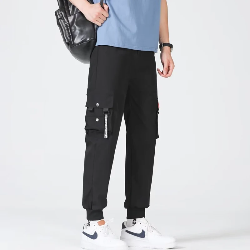 

Pants for men's Korean version trendy cropped pants for men's workwear casual pants, Harun leggings, slim fit pants