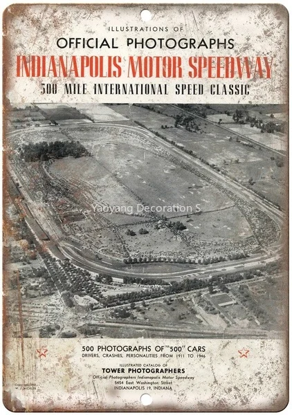 

Indianapolis Motor Speedway Speed Classic Tin Sign art wall decoration,vintage aluminum retro metal sign,