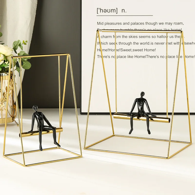 Scandinavian metal swing living room desktop iron ornaments wine cooler home creative TV cabinet decorations
Scandinavian metal swing living room desktop iron ornaments wine cooler home creative TV cabinet decorations