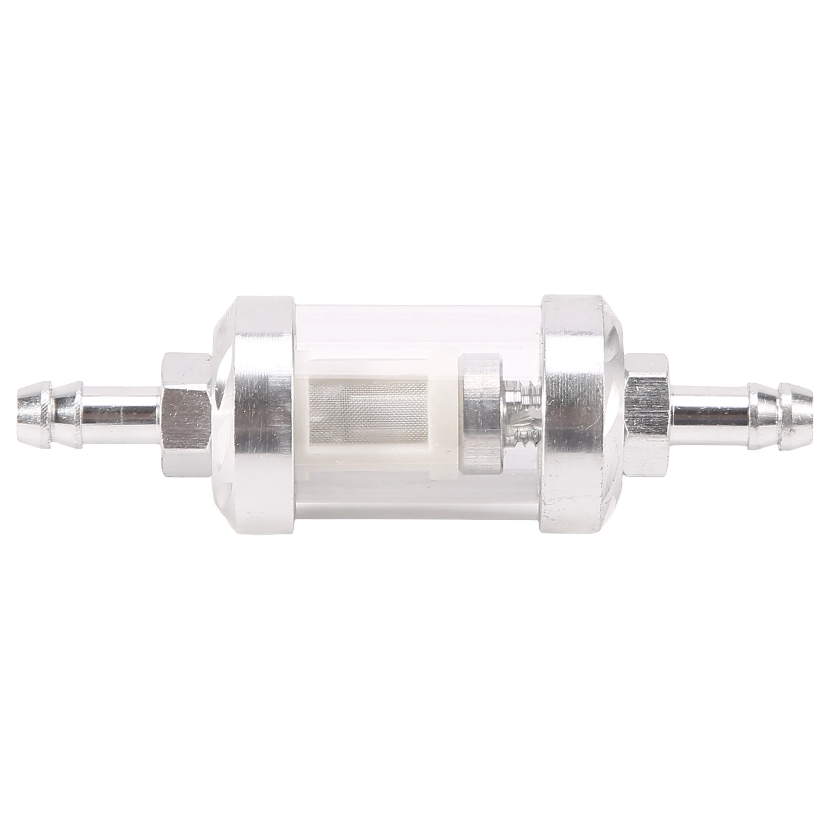 Universal Chrome Glass Fuel Petrol crude oil engine Inline Filter 5/16 "8mm Silver for
Universal Chrome Glass Fuel Petrol crude oil engine Inline Filter 5/16 "8mm Silver for