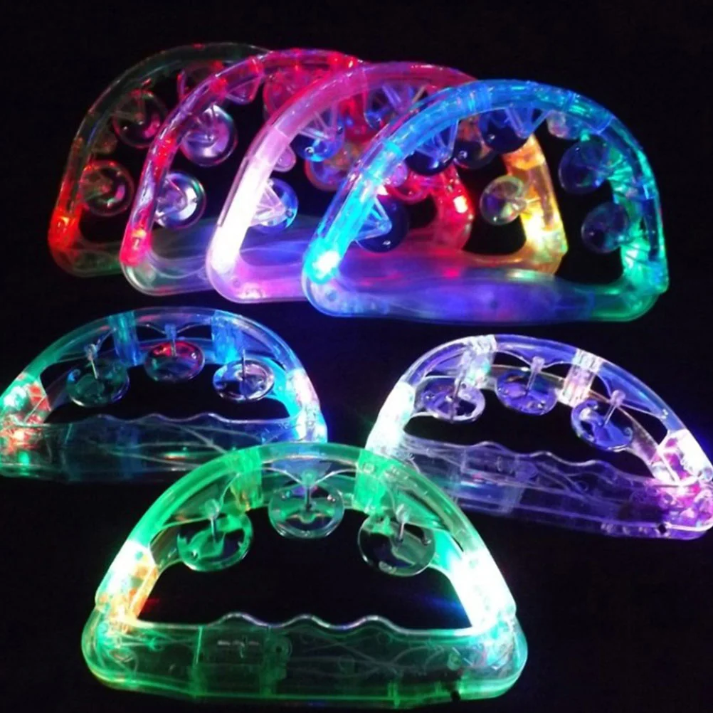 4 Pcs Toy LED Luminous Funny Tambourines The Bell Interesting Party Playthings Child
4 Pcs Toy LED Luminous Funny Tambourines The Bell Interesting Party Playthings Child