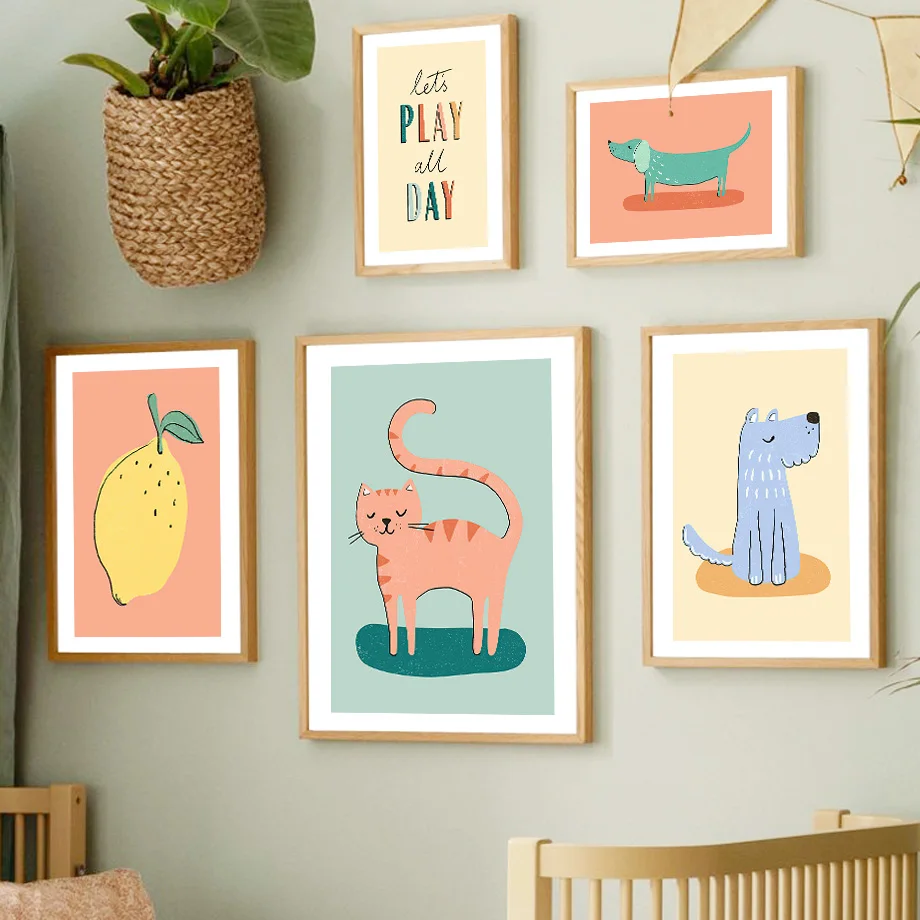 Blue Dog Pink Cat Lemon Quotes Posters Wall Art Print Colourful Alphabet Canvas Painting Wall Pictures Baby Kids Room Home Decor
Blue Dog Pink Cat Lemon Quotes Posters Wall Art Print Colourful Alphabet Canvas Painting Wall Pictures Baby Kids Room Home Decor