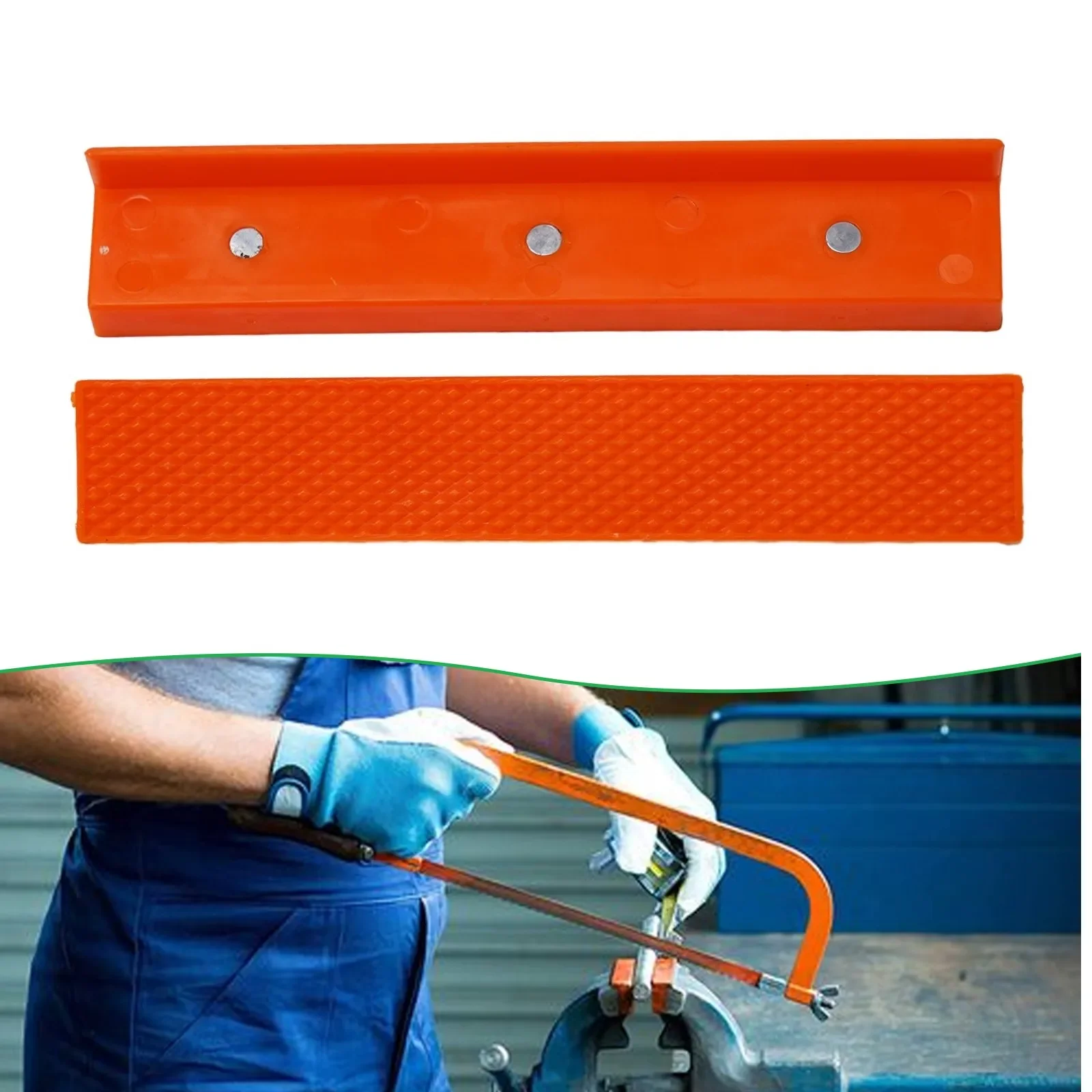 2pc Multi-Grooved Magnetic Vise Pads Covers 4/6Inch Soft Vise Jaws Pad Nylon Protection Strip For Metal Wood Fixing Protection
2pc Multi-Grooved Magnetic Vise Pads Covers 4/6Inch Soft Vise Jaws Pad Nylon Protection Strip For Metal Wood Fixing Protection