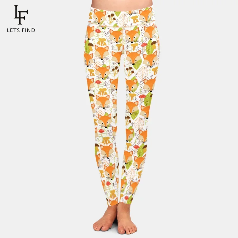 New Women Leggings Fashion Animal 3D Fox Printed High Waist High Quality Milk Silk Casual White Leggings
New Women Leggings Fashion Animal 3D Fox Printed High Waist High Quality Milk Silk Casual White Leggings
