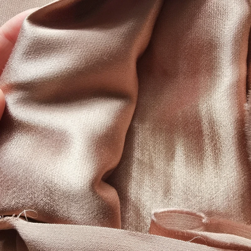 

Блестящая Радужная шелковая атласная ткань 150 см, мерсеризированная 100% вискоза, ткань для платья, одежды, свадебных нарядов, брюк, шитье на 1 м
