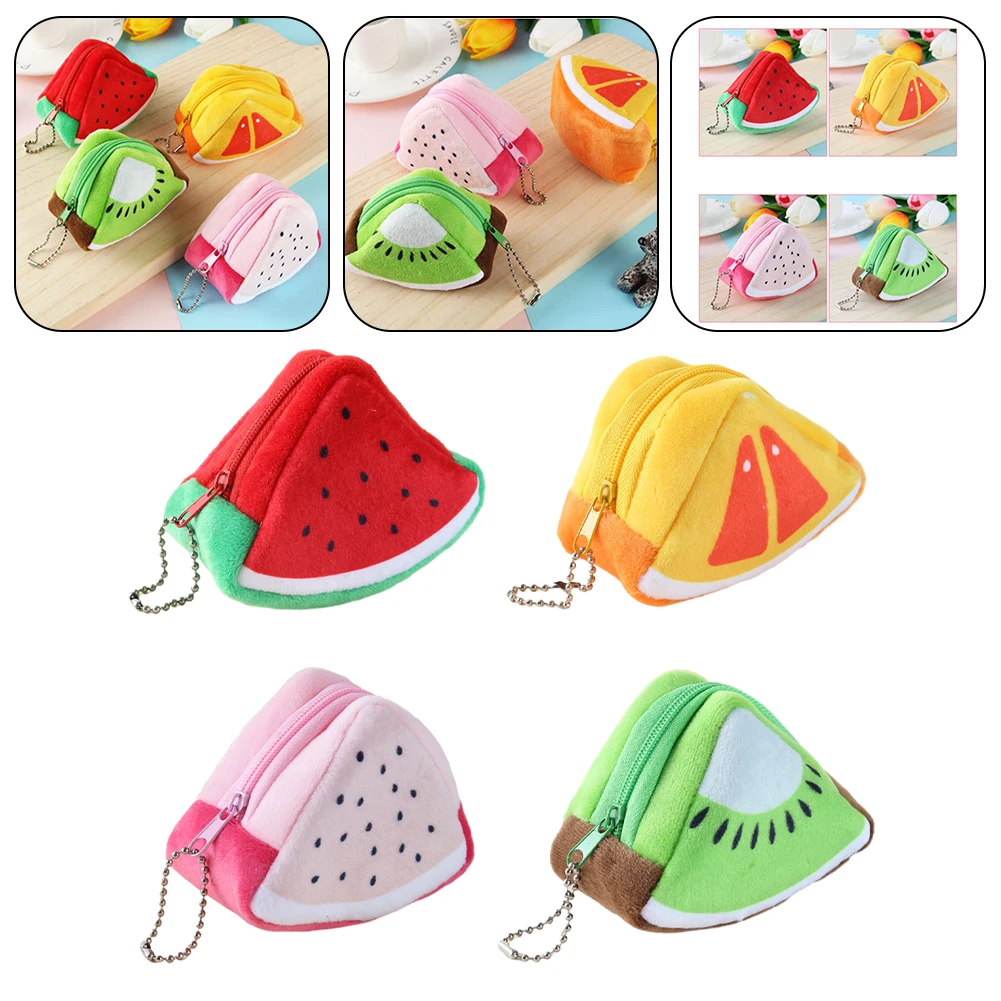 Plush Coin Storage Gadget Bag Key Case With Zip Cartoon Fruit Watermelon Orange Style Cute Hangings Decor Gift For Girls 9x6cm
Plush Coin Storage Gadget Bag Key Case With Zip Cartoon Fruit Watermelon Orange Style Cute Hangings Decor Gift For Girls 9x6cm