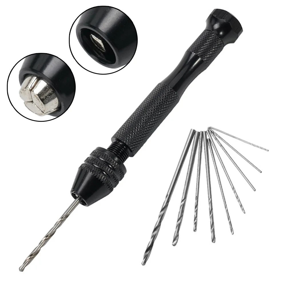 11pcs Hand Drill With Drill Bits Set 0.8-3.0mm 0.3-3.4mm 89*14mm For Drilling Wood Plastic Rubber Models Power Tools Drill Bits
11pcs Hand Drill With Drill Bits Set 0.8-3.0mm 0.3-3.4mm 89*14mm For Drilling Wood Plastic Rubber Models Power Tools Drill Bits
