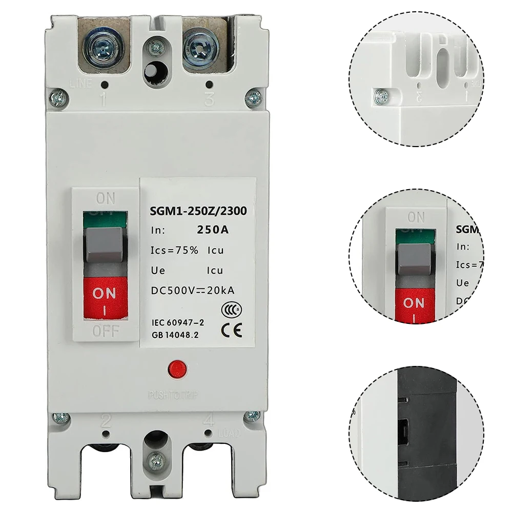 1pcs Pvc Circuit Breaker 250A For Photovoltaic Power Generation Systems Wind Turbines Hydropower Vehicles Home Improvement Tools
1pcs Pvc Circuit Breaker 250A For Photovoltaic Power Generation Systems Wind Turbines Hydropower Vehicles Home Improvement Tools