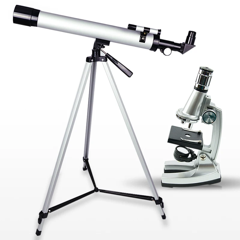 

Astronomical telescope microscope two in one children's holiday gift to explore nature