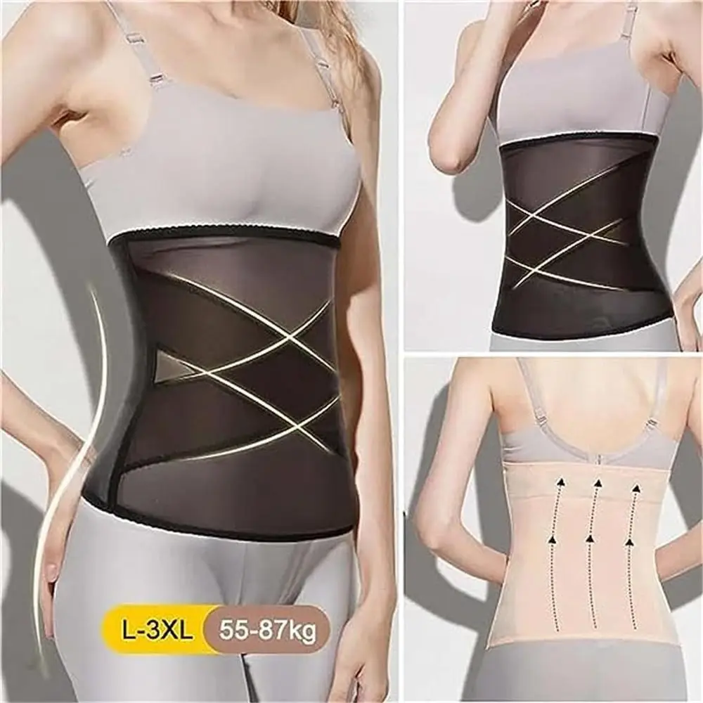 Invisible Waist Shaping High Elastic Cross Mesh Girdle Breathable for Women Light Slow Pressure Strap Reductive Slimming Belt
Invisible Waist Shaping High Elastic Cross Mesh Girdle Breathable for Women Light Slow Pressure Strap Reductive Slimming Belt
