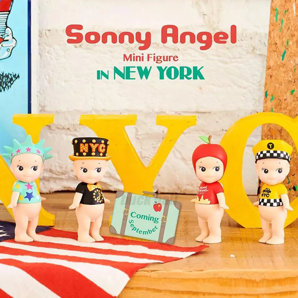 

Sonny Angel Blind Box In New York Series Kawaii Model Doll Surprise Figurine Mini Figure Mystery Boxes Guess Bag Decora Gift Toy