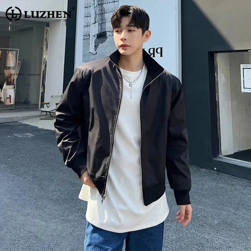 LUZHEN 2024 Spring Korean Simple Elegant Casual Jacket Men's Trendy Shoulder Pad Solid Color Short Coat Handsome Clothes 57beb3
LUZHEN 2024 Spring Korean Simple Elegant Casual Jacket Men's Trendy Shoulder Pad Solid Color Short Coat Handsome Clothes 57beb3