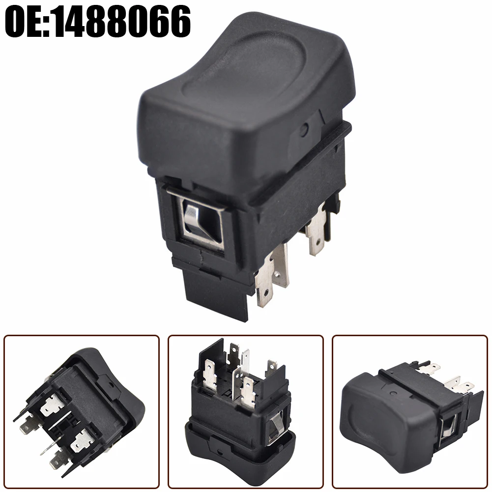 Car Work Light Switch Button 6 Pins Fit For SCANIA 2 3 4 For SERIES Black 1488066 Plastic And Mental Work Light Switch Button
Car Work Light Switch Button 6 Pins Fit For SCANIA 2 3 4 For SERIES Black 1488066 Plastic And Mental Work Light Switch Button