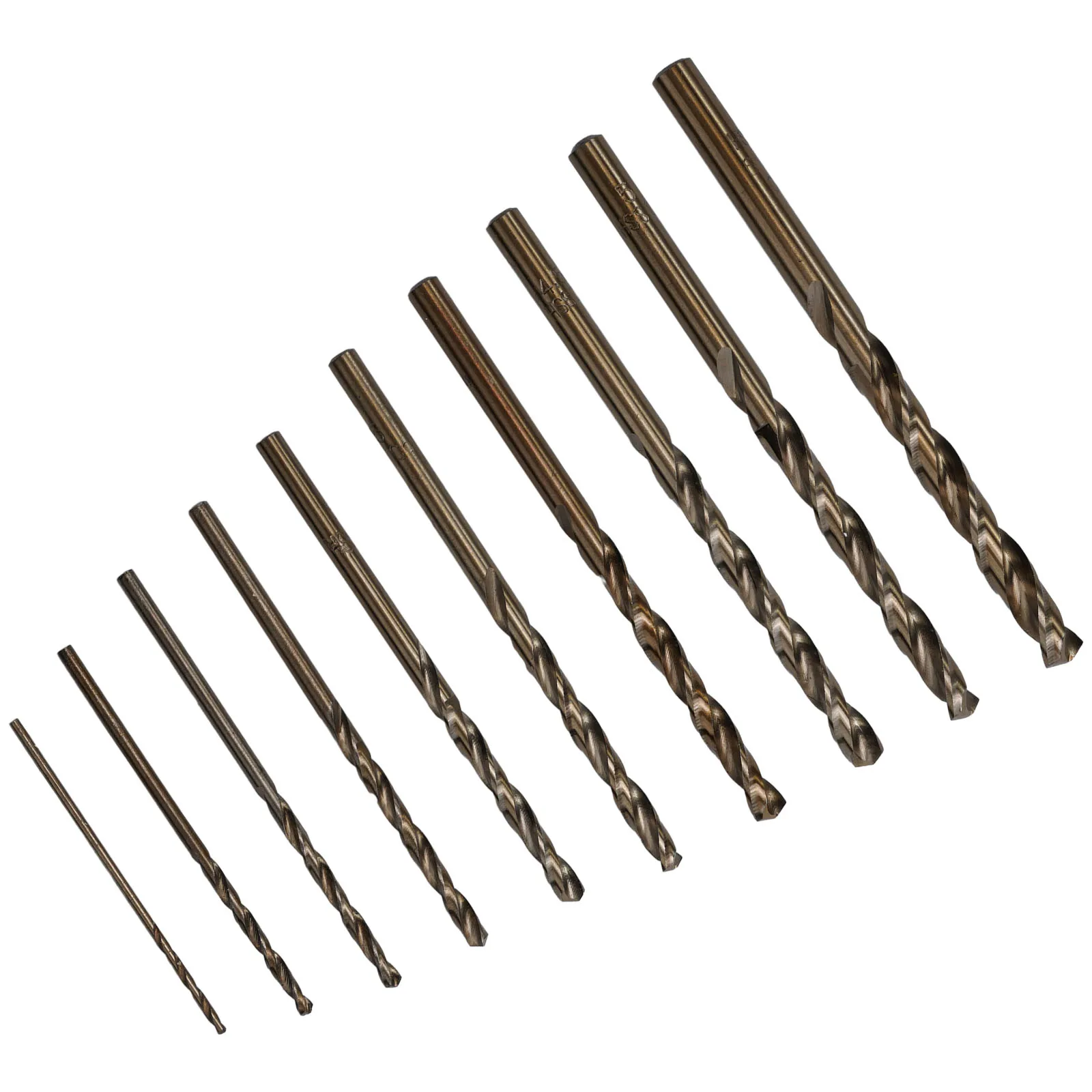 10pcs 1/1.5/2/2.5/3/3.5/4/4.5/5/6mm HSS Straight Shank Drill Carbon Steel Material Bit Wood Metal Straight Shank Drill
10pcs 1/1.5/2/2.5/3/3.5/4/4.5/5/6mm HSS Straight Shank Drill Carbon Steel Material Bit Wood Metal Straight Shank Drill