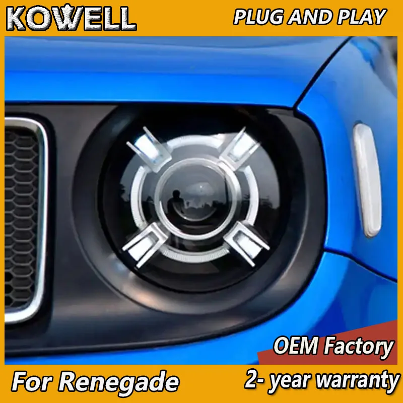 Car Styling for Jeep Renegade Head Light 2015-2021 Renegade Headlight DRL Turn Signal High Beam Projector Lens
Car Styling for Jeep Renegade Head Light 2015-2021 Renegade Headlight DRL Turn Signal High Beam Projector Lens