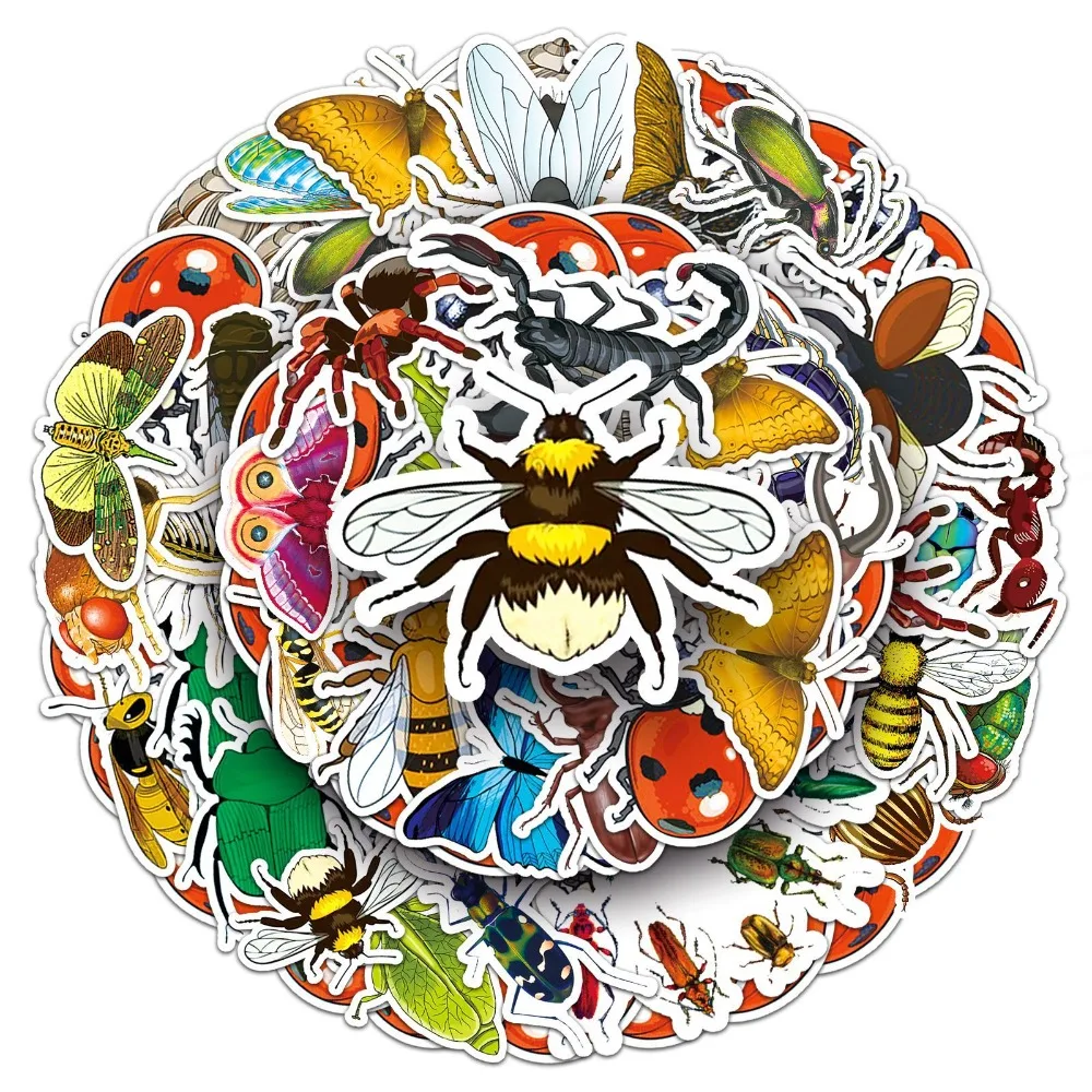 10/60Pcs Insect Graffiti Stickers Personalized Butterfly Bee Sticker Decoration Phone Case Luggage Laptop Suitcase Waterproof
10/60Pcs Insect Graffiti Stickers Personalized Butterfly Bee Sticker Decoration Phone Case Luggage Laptop Suitcase Waterproof