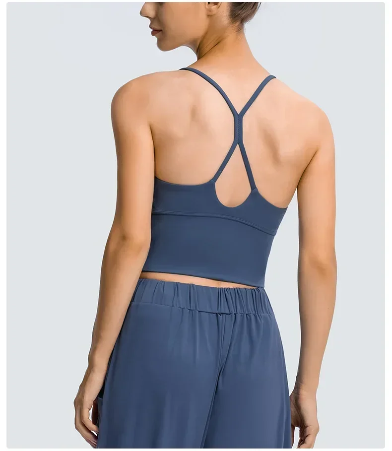 Lulu Women's Bra Sports Bra Underwear Jogging Workout Top Vest Women Clothing Without Bones Cropped Gym Fitness Yoga Tank Top
Lulu Women's Bra Sports Bra Underwear Jogging Workout Top Vest Women Clothing Without Bones Cropped Gym Fitness Yoga Tank Top