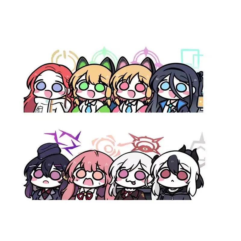 Аниме Синий архив Sirasu Azusa Tenndou Arisu Sunaokami Shiroko, Мультяшные милые наклейки для ноутбука, дневник, блокнот
Аниме Синий архив Sirasu Azusa Tenndou Arisu Sunaokami Shiroko, Мультяшные милые наклейки для ноутбука, дневник, блокнот