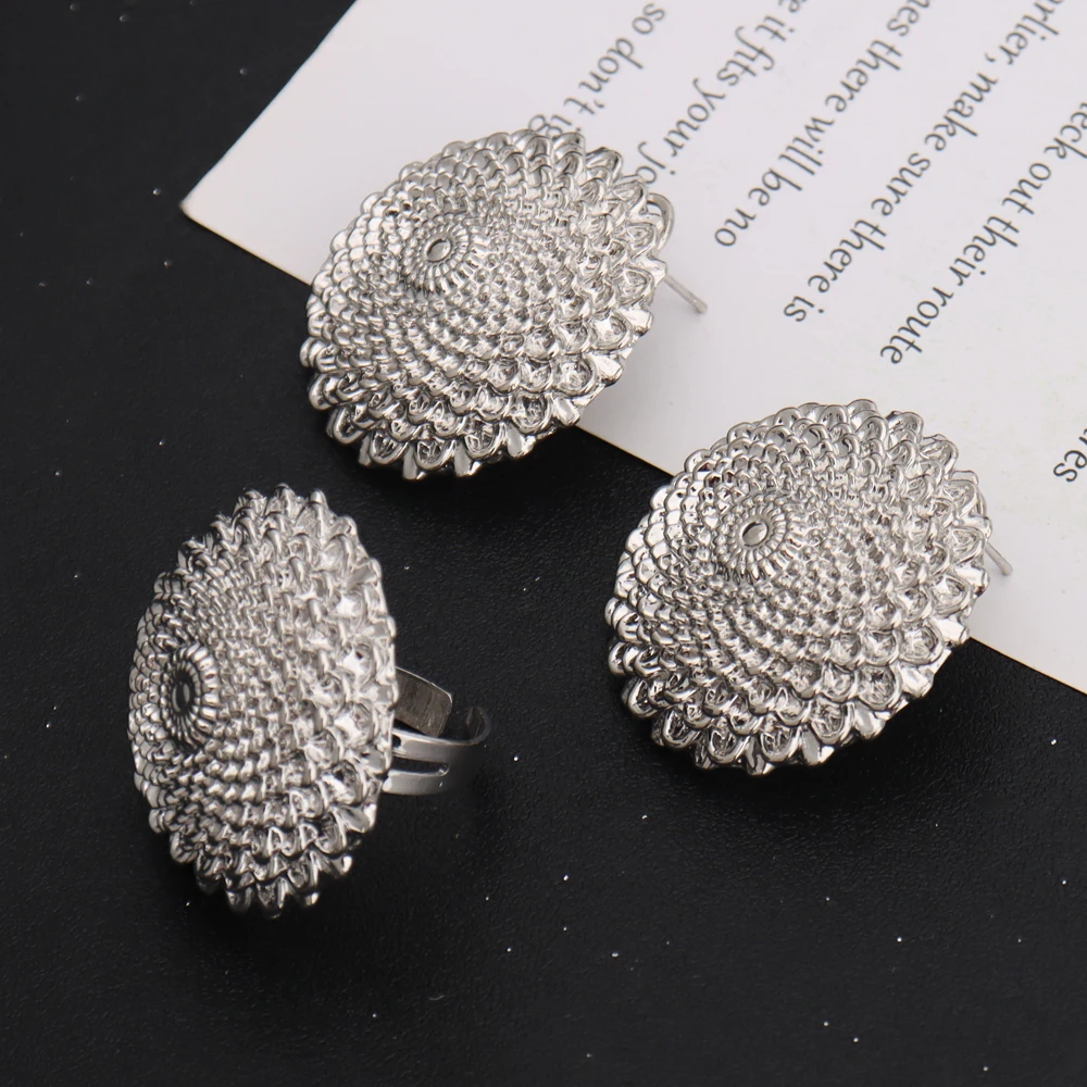 Gold Color Luxury Sunflower Shape Necklace Bangle Earrings Ring For Women Fashion Pretty Jewelry Set Gift For Party Wedding 11 Mallzona S007f266a00c343ae9c481e57e7257f2eN Gold Color Luxury Sunflower Shape Necklace Bangle Earrings Ring For Women Fashion Pretty Jewelry Set Gift For Party Wedding Mallzona