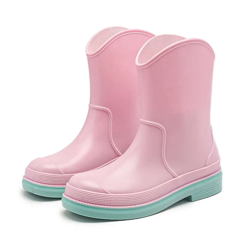 Fashion Rain Shoes Women's Water Shoes Work Rain Boots Mid-Calf Slip-On Waterproof Anti Slip Water Boots Rubber Med (3cm-5cm)
Fashion Rain Shoes Women's Water Shoes Work Rain Boots Mid-Calf Slip-On Waterproof Anti Slip Water Boots Rubber Med (3cm-5cm)