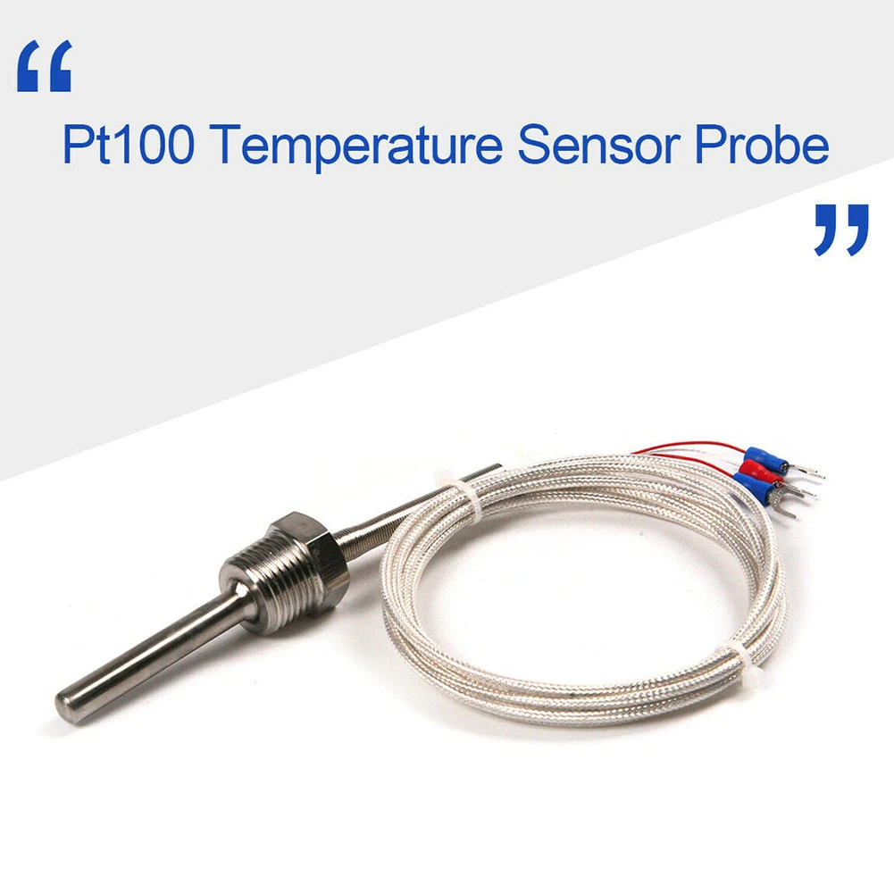 RTD Pt100 Temperature Sensor Stainless Steel Probe 3 Wires 3 M Cable -50~200 ℃ MR2170-1 Waterproof Ohmic Probe Sensor
RTD Pt100 Temperature Sensor Stainless Steel Probe 3 Wires 3 M Cable -50~200 ℃ MR2170-1 Waterproof Ohmic Probe Sensor