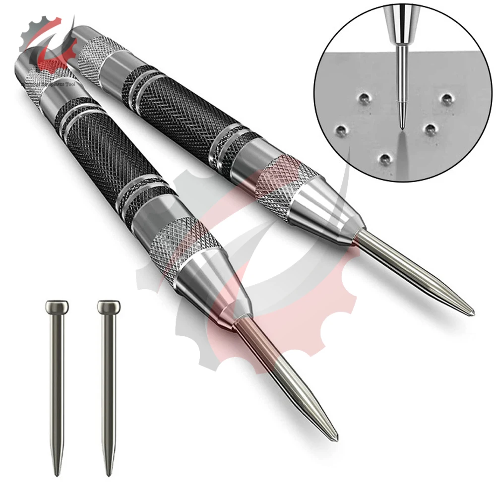 Automatic Centre Punch General Woodworking Metal Drill Adjustable Spring Loaded Automatic Punch Hand Tools for Metal Wood Glass
Automatic Centre Punch General Woodworking Metal Drill Adjustable Spring Loaded Automatic Punch Hand Tools for Metal Wood Glass