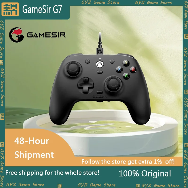 

GameSir G7 Xbox Microsoft Licensed Wired Game Controller for Xbox Xbox X-Series S-Series Xbox One Console ALPS Hall Effect Stick