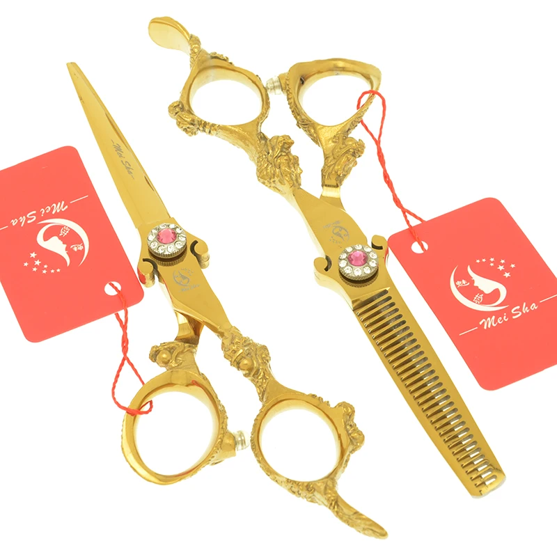 

Meisha 6 inch Sharp Blade Barber Hair Scissors Professional Salon Hairdressing Cutting Thinning Shears Haircut Tools A0152A