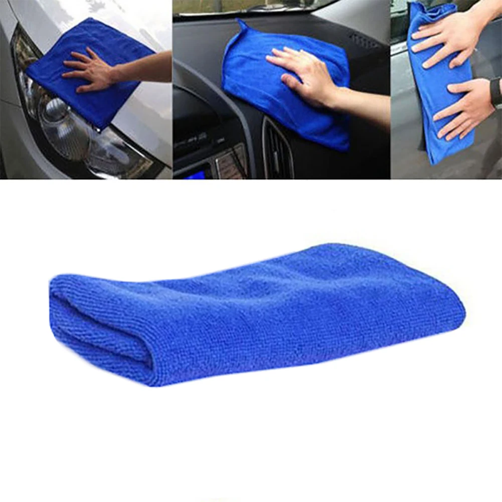 

Microfiber Towels Car Wash Drying Cloth Towel Household Cleaning Cloths Auto Detailing Polishing Cloth Home Clean Tools 25x25cm