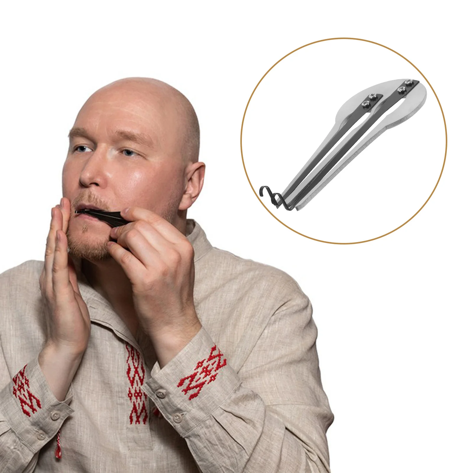 Compact Size Jew's Harp Portable Jaw Harp Metal Mouth Harp Maultrommel Professional Mouth Musical Instrument for Music Education
Compact Size Jew's Harp Portable Jaw Harp Metal Mouth Harp Maultrommel Professional Mouth Musical Instrument for Music Education