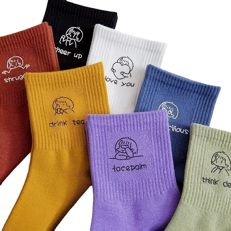 Cartoon Girls' Pattern Socks Personalized Sports Socks Comfortable and Casual Round Neck Socks
Cartoon Girls' Pattern Socks Personalized Sports Socks Comfortable and Casual Round Neck Socks
