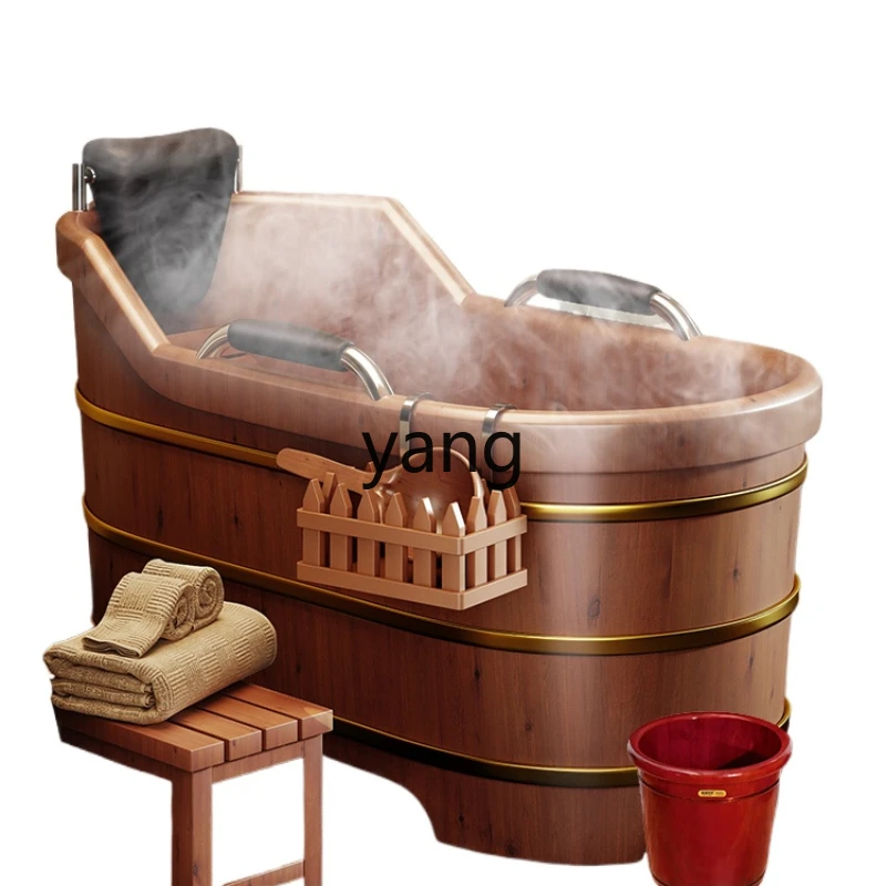 Yjq Wooden Barrel Bath Barrel Adult Whole Body Household Solid Wood Bath Armrest Bathtub Basin Sweat Steaming Bath Bucket
Yjq Wooden Barrel Bath Barrel Adult Whole Body Household Solid Wood Bath Armrest Bathtub Basin Sweat Steaming Bath Bucket
