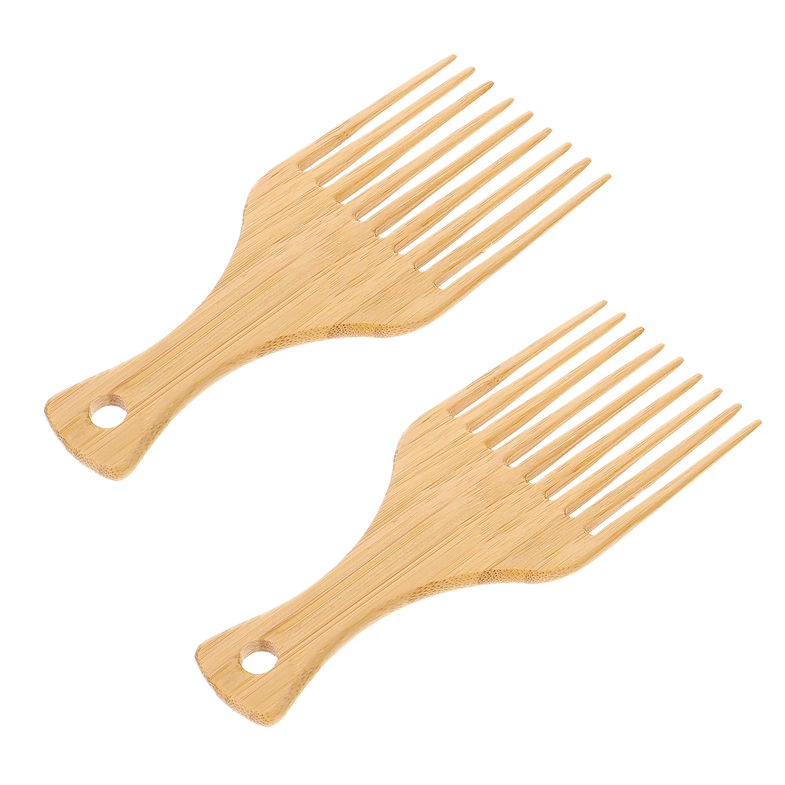 

2 Pcs Styling Comb Hairdressing Combs Wide-tooth Pick for Salon Picks Men Male Curls