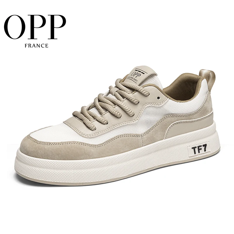 

OPP Men's Blance Fashion 574 Shoes Autumn/winter New Official Website Sneakers Flagship Leather Travel Lace-up Casual Shoes