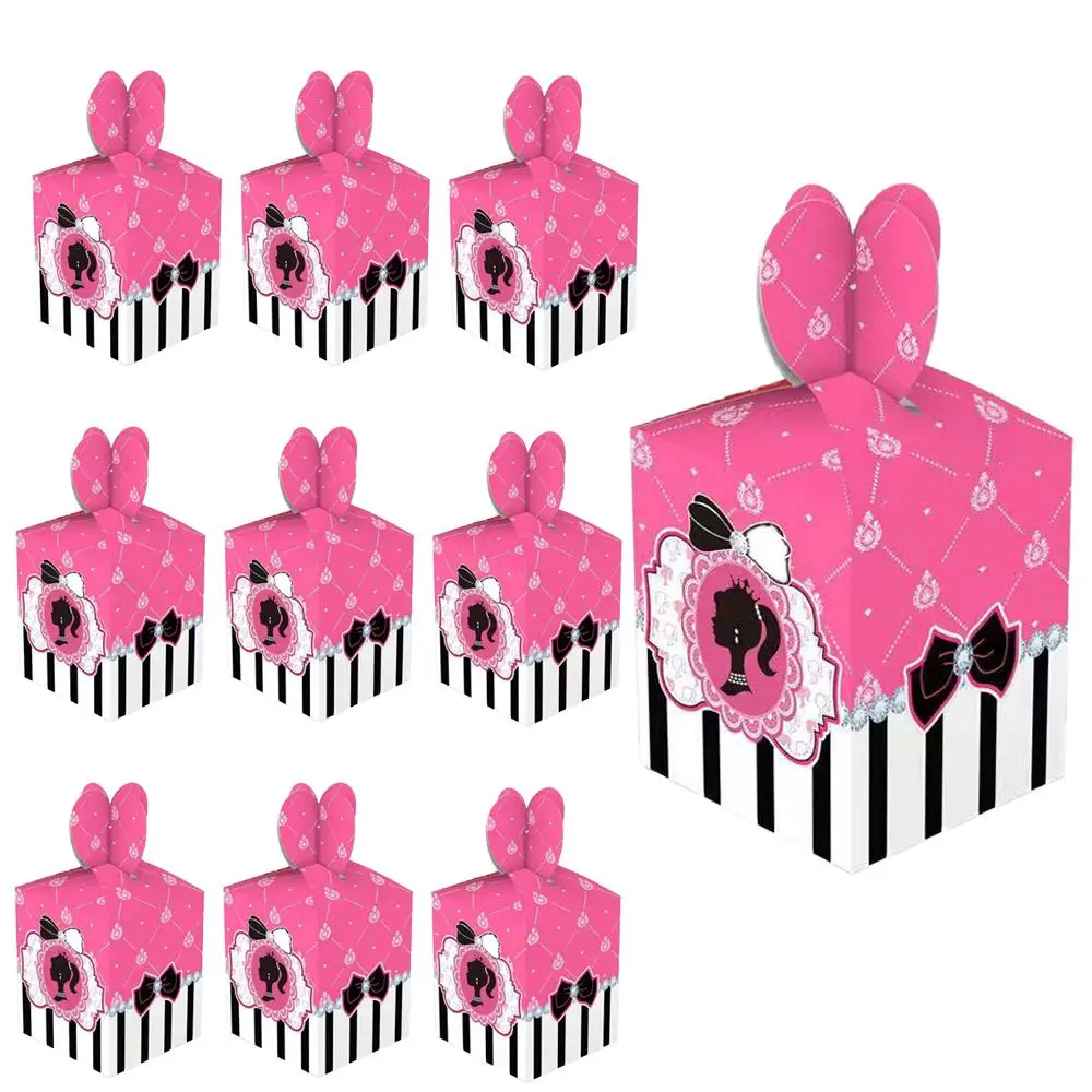 6Pcs Barbies Candy Boxes Birthday Party Supplies Cake Biscuit Packaging Box Food Packaging Box Gift Boxs Storage Bag Party Decor
6Pcs Barbies Candy Boxes Birthday Party Supplies Cake Biscuit Packaging Box Food Packaging Box Gift Boxs Storage Bag Party Decor