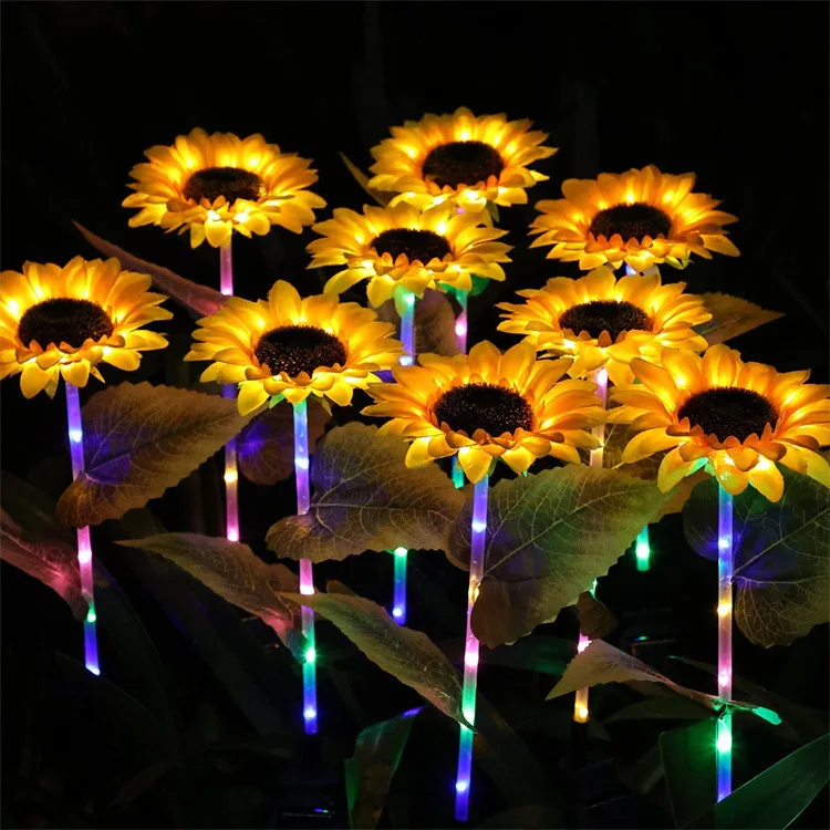 Solar LED Sunflowers Garden Light Home Decorative Flower Lights Garden Decoration Lawn Lamp Waterproof Landscape Decoration
Solar LED Sunflowers Garden Light Home Decorative Flower Lights Garden Decoration Lawn Lamp Waterproof Landscape Decoration