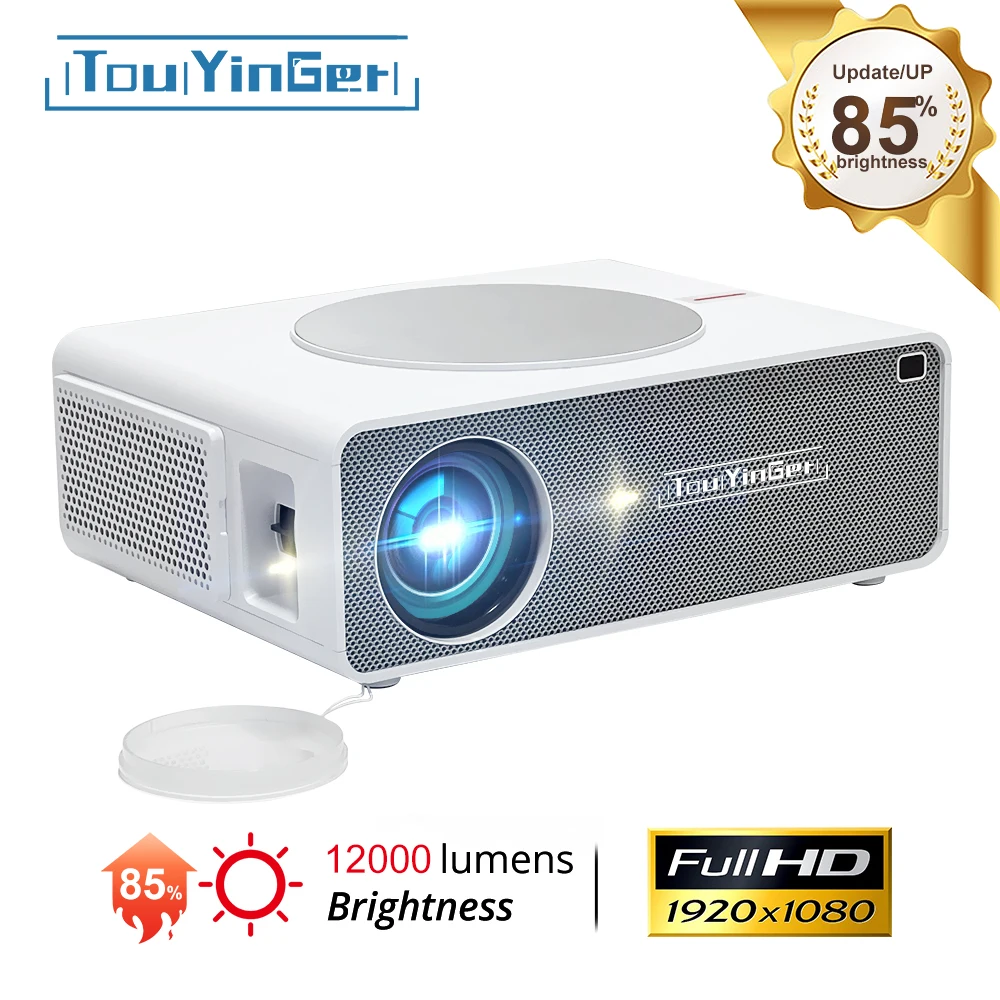 

TouYinger Q10 Projector Full HD Home Theater Cinema 12000 Lumens LED Beamer 4K Projectors (Wifi Android 9.0)