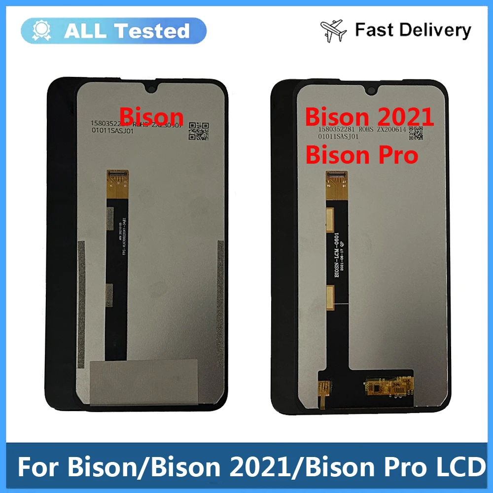 

6.3" Tested For UMIDIGI Bison LCD Display + Touch Screen Digitizer Assembly For UMIDIGI Bison 2021 Bison Pro LCD Screen + Glue